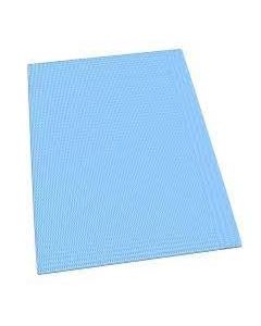 Professional Towels,Blue,2-Ply Tissue/Poly, 13x18"