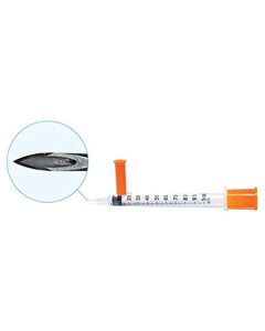 Syringes 31g .3cc 8mm, 5/16" 100BX