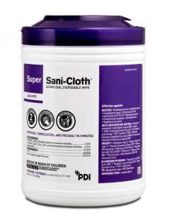 Cloths, Germicidal: Sani-Cloth Plus Germicidal Disposable Cloths, 6" x 6.75", 160/CN,