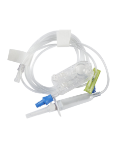 IV Pump Set PlumSet™ Pump 2 Ports 15 Drops / mL Drip Rate Without Filter 103 Inch Tubing Solution