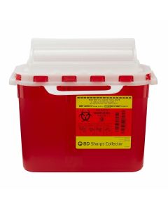 5.4 Quart BD next generation/exam room Red Sharps Collector, ea