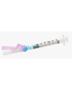BD Eclipse needle,-mL syringe with 25G x 1" needle,50/BX