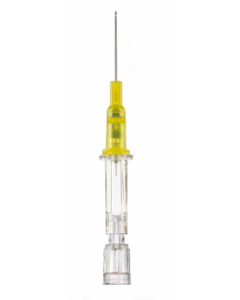 Introcan Safety IV Catheter 24 Ga. x 0.75 in., FEP, Straight  50/bx, 4bx/cs
