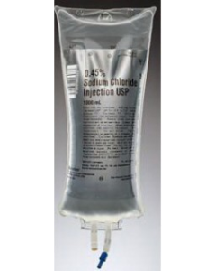 BAXTER - 0.45% Sodium Chloride 1,000mL (CS/14)