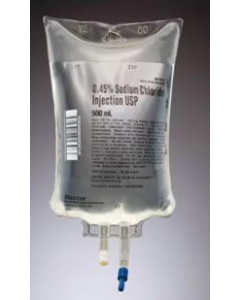 BAXTER - 0.45 Sodium Chloride 500mL 