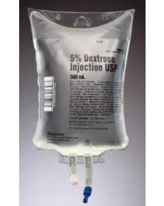 BAXTER- DEXTROSE 5% 500mL (CS/24)