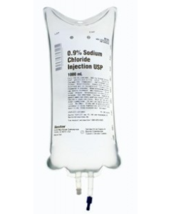 BAXTER 1,000mL Sodium Chloride 0.9% (14/CS)