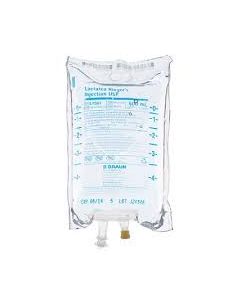 Lactated Ringers, 0.9% Sodium Chloride Injection 500mL,24/CS
